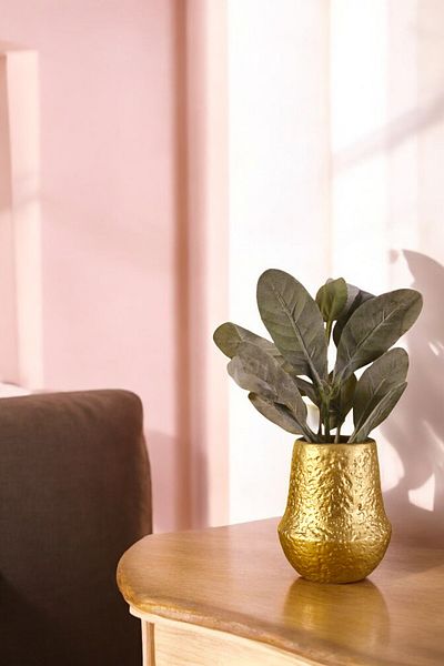 Evene Small Vase for Home Decoration - Tabletop, Gold Color Model 11