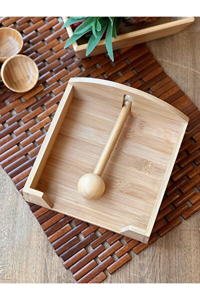 ROSSEV Natural Bamboo Napkin Holder