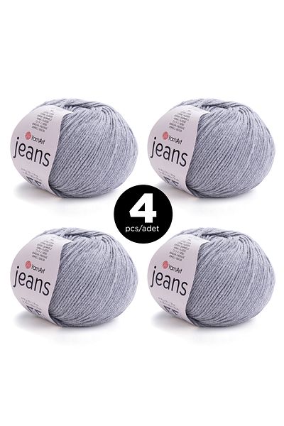 Yarnart Jeans Knitting Strip - 46 - Pack of 4