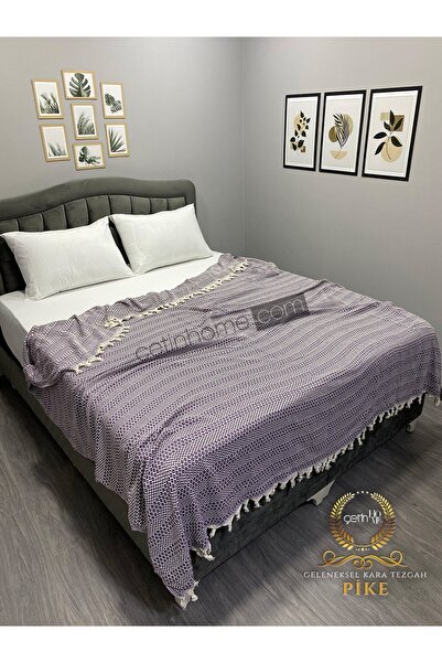 Çetinhome Geleneksel Saçaklı Pamuk Pike