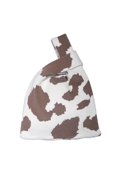 SHERIN Brown Knitwear Handbag