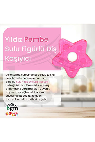 bgm Sulu Diş Kaşıyıcı Diş Kaşıma Oyuncağı BPA İçermez