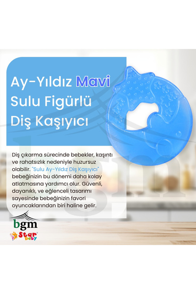 bgm Sulu Diş Kaşıyıcı Diş Kaşıma Oyuncağı BPA İçermez