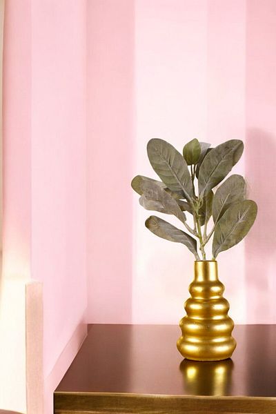 Evene 8 Model Home Decoration Vase - Small Vase, Tabletop Vase, Gold Color