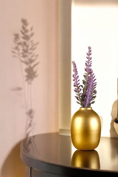 Evene Small Vase for Home Decoration - Tabletop Vase, Gold Color Model 6