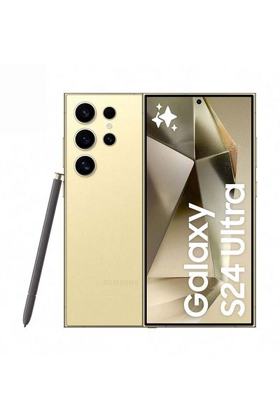 Samsung جالكسي S24 ألترا 12 جيجابايت 256 جيجابايت أصفر تيتانيوم 5G (إصدار الإمارات العربية المتحدة)