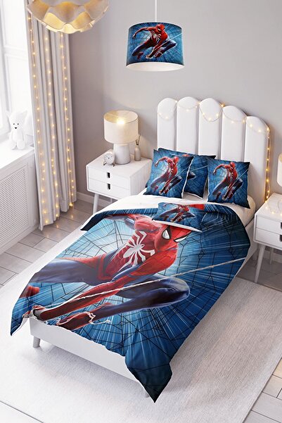 dekomingo طقم غطاء لحاف للأطفال والرضع من سبايدرمان (بدون ملاءات)