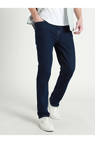 Dennis Lingo By Styli Solid Mid Rise Slim Fit Jeans