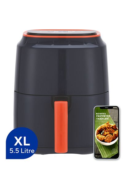 KUMTEL Dark Blue Digital Fastfryer (OIL-FREE FRYER AIRFRYER)