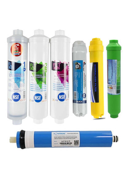 Aquames Su Arıtma Filtresi 7 Aşamalı Mineral ve Alakli Filtreli Vontron 80 GP...