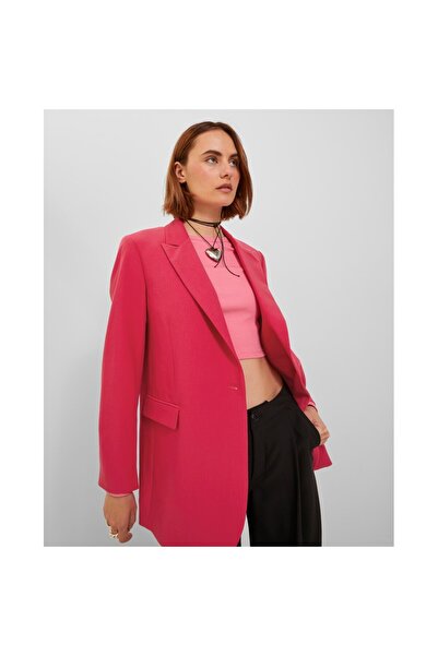 JJXX Pink Color Double Breasted Blazer Jacket 12200590