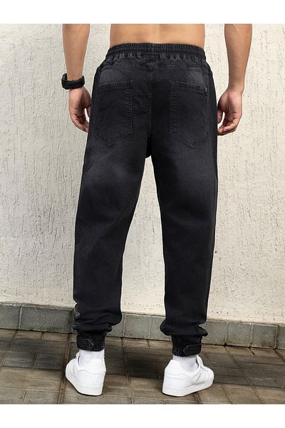 Hubberholme By Styli Orta Bel Rahat Kesim Paçalı Kot Pantolon