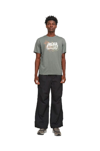 Jack & Jones Jack&Jones Оверсайз минималистична мъжка тениска - къс ръкав - ежедневен стил