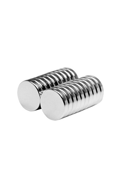 NeoHobi [5 Adet] Neodyum Mıknatıs Çap: 10mm Kalınlık: 2mm [D10x2] NdFeB Güçlü Mıknatıs – Yuvarlak [N009]