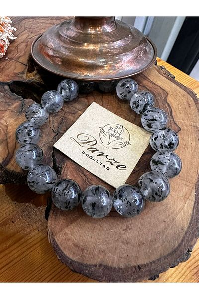 parze doğaltaş Rutile Quartz (Rutile Quartz) Bracelet 12 mm