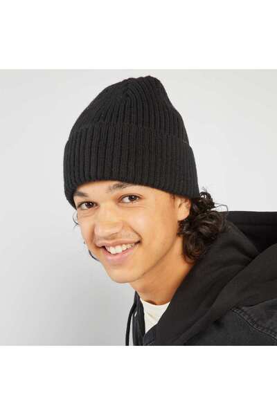 KIABI قبعة صغيرة مكبلة باللون الأسود