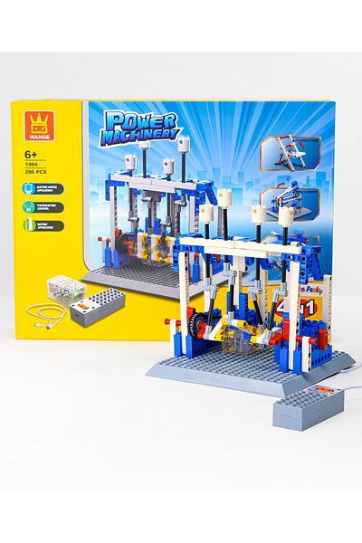 Fab N Funky Steam Engine Building Block Set - 296 Pcs, 6  Yrs, Enhances Motor Skills & Coordination