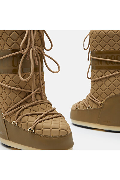 MOON BOOT Kadın / Kız Bot (Kar) 80D1402930-M013 Moon Boot Icon Quilt Caramel