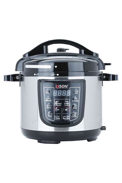 Edison Edison Pro Electric Pressure Cooker With Granite Bowl, 4 Liter, 800 Watt
