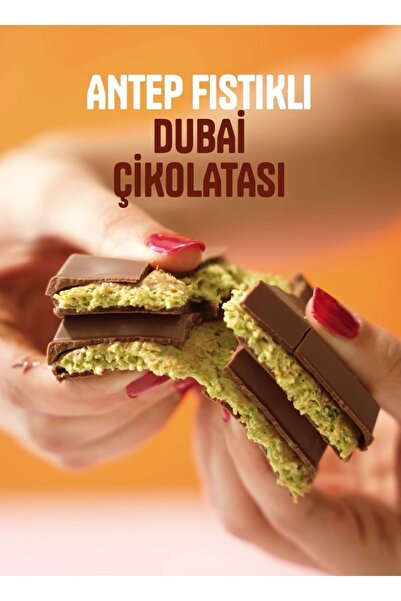 KONAK El Yapımı Dubai Çikolatası Antep Fıstıklı