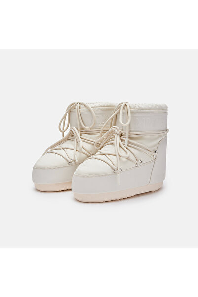 MOON BOOT Kadın / Kız Bot (Kar) 80D1409380-L002 Moon Boot Icon Low Rubber Cream