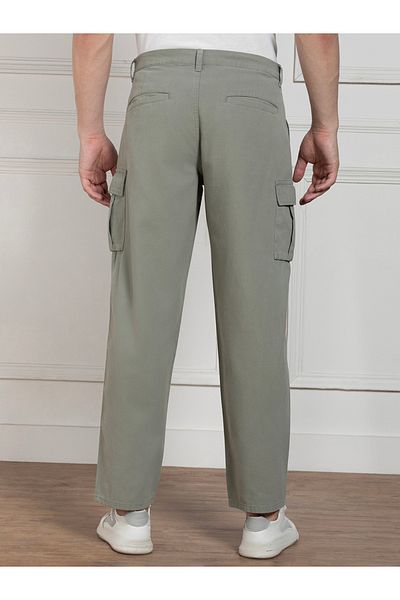 Dennis Lingo By Styli Solid Stretchable Cargo Trousers
