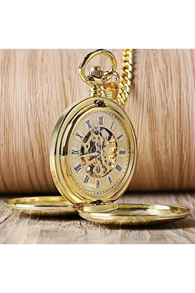 Bin Hediye Yellow Colored Chain Clock - 709969