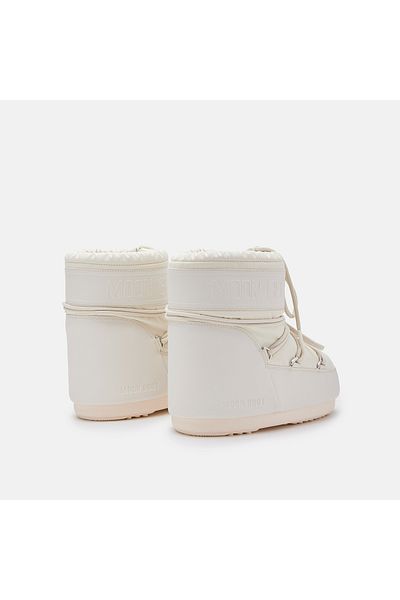 MOON BOOT Woman / girl boot (snow) 80d1409380-l002 moon boot icon low rubber cream