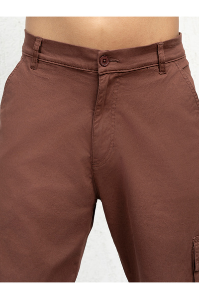 Hubberholme By Styli Loose Fit Mid Rise Double Flap Cargo Pants