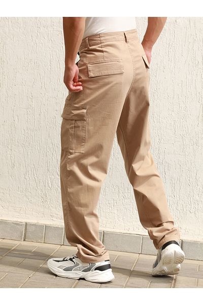 Hubberholme By Styli Hubberholme Men Taupe Trousers