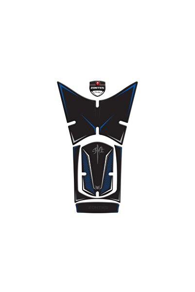 Redline Grafik Rks RZ250S Zontes 2023-2024 Uyumlu Tank Pad Siyah Mavi Redline...