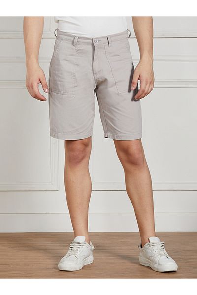 Dennis Lingo By Styli Solid Relaxed Fit Shorts with Belt Loops