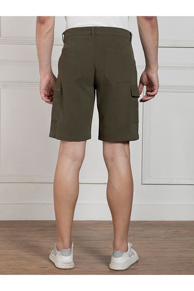 Dennis Lingo By Styli Relaxed Fit Mid Rise Cargo Pockets Shorts