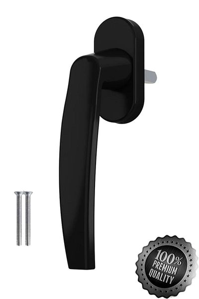 Kenet Ticaret High Quality Pvc Aluminum Black Window Handle (Compatible for All Type)