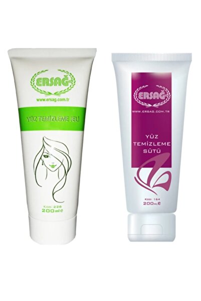 Kuzgun Ticaret GEL DE CURATARE FACIALA + LAPTE DE CURATARE FACIALA ERSAG