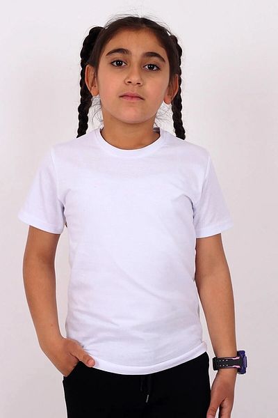 Çiggo Kids Παιδικό μπλουζάκι Unisex Crew Neck Basic Cotton με κοντό μανίκι