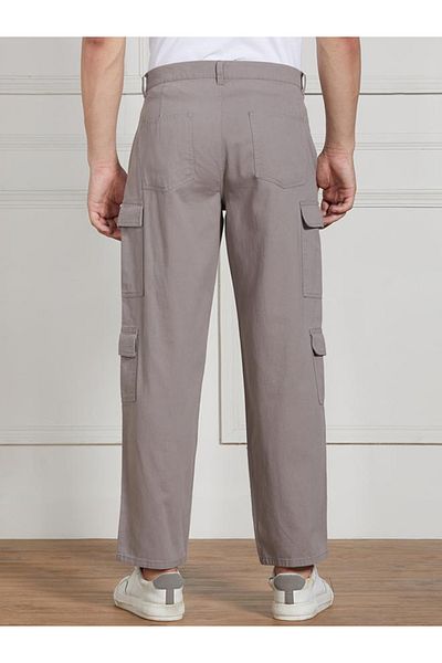 Dennis Lingo By Styli Cotton Lycra Stretchable Relaxed Fit Cargo Trousers