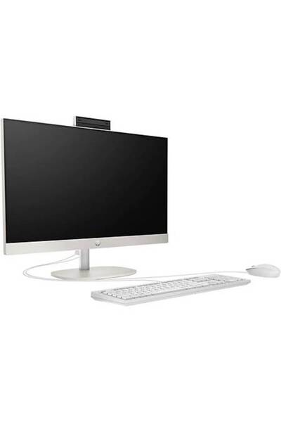 HP Aıo Pro 240 G10 9H6H6Et İ5-1335U 16Gb 512Ssd 23.8 Beyaz Freedos All İn One Bilgisayar