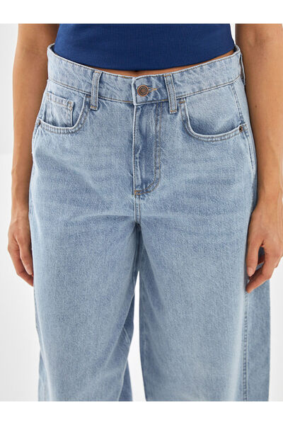 LC Waikiki Indigo Balloon Fit Women's Jean Pants