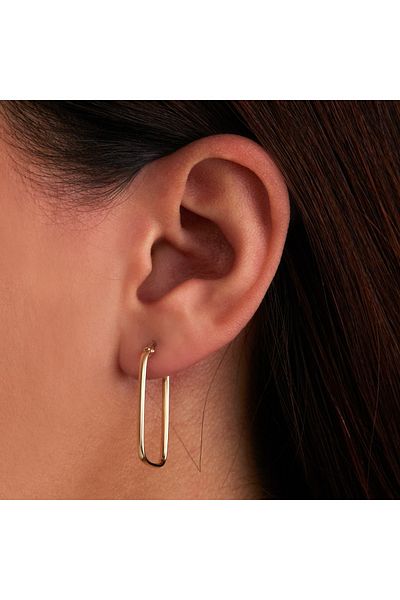 Beloro Jewels La Rinascente Ornella Creolen aus 9 Karat Gold, Bo360102