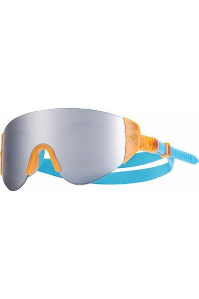TYR 1800941 Renegade Swimshades Mirrored Swim Goggles (Silver/Orange)