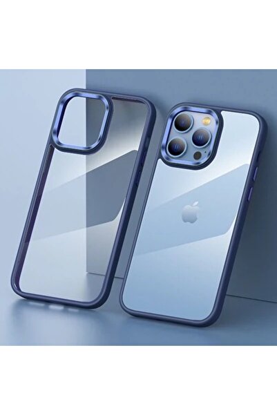 halkhouse iPhone 12 Pro Max Kılıf Renkli Kamera Çerçeveli Silikon Esnek Şık F...