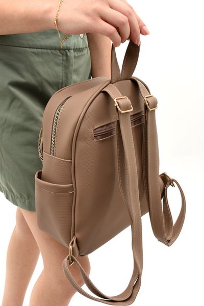 MEGA Multi-Compartment Medium Size Lakos Leather Backpocket Stainless Accessory Waterproof Women's Backpack