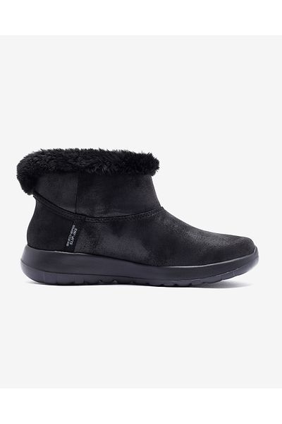 SKECHERS Černé kozačky a kozačky