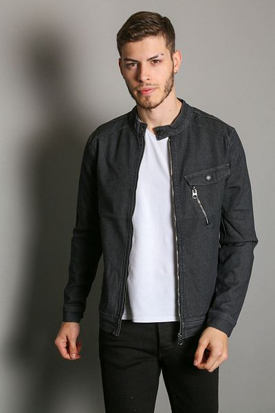 LTC Jeans Ανδρικό τζιν μπουφάν με φερμουάρ τσέπης