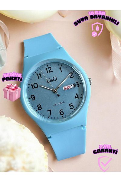 Q&Q Children's Eylence Figured Wrist Watch with 10 Atm Water Resistant Silicone Bands - 39A.006Vy