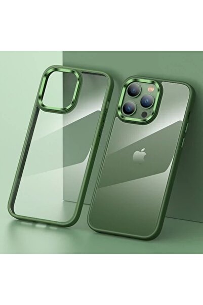 halkhouse iPhone 13 Pro Kılıf Renkli Kamera Çerçeveli Silikon Esnek Şık Flora...