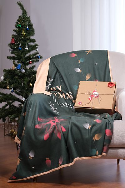 moris home New Year Patterned Tv Blanket (130X170)