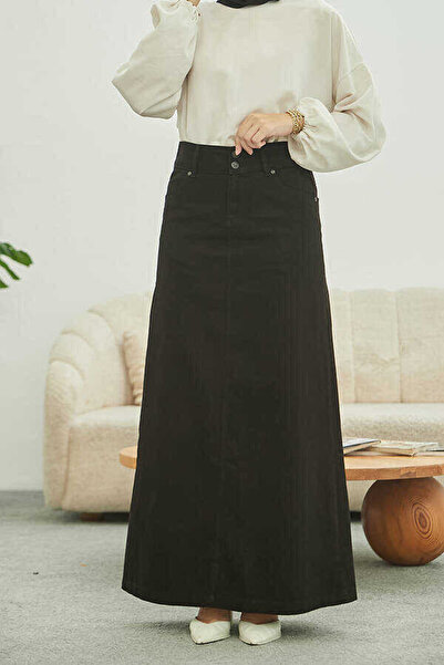 Neways 2254- Classic Gabardine Skirt Black