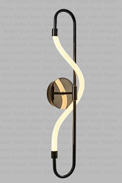 NZL Lighting Yumuşak Boru Ledli Aplik Siyah